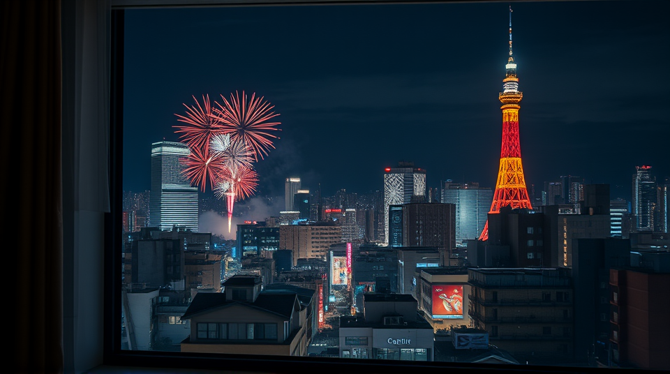 花火当日、ホテルをどこに取るかで体験がかなり変わる
