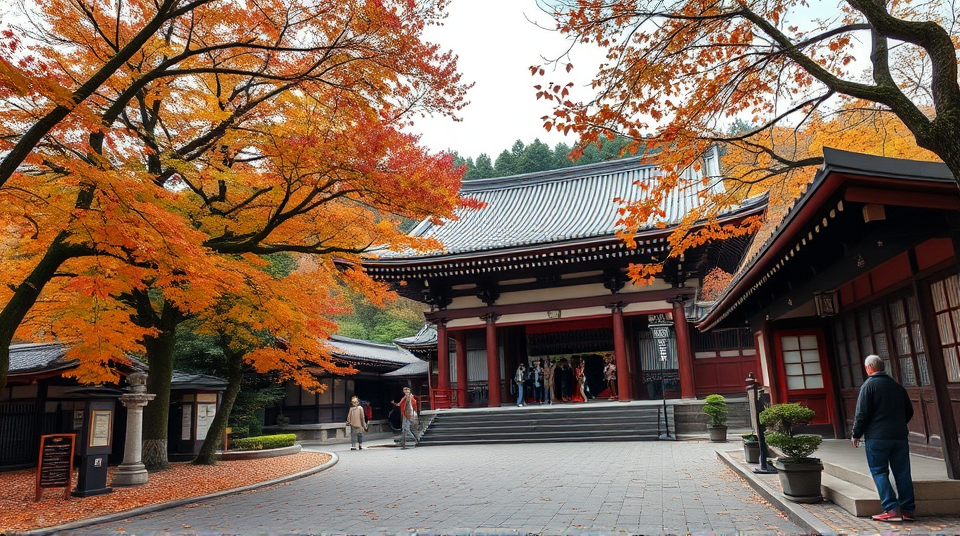 ②比叡山延暦寺(滋賀・大津)——標高850mで関西最速クラス、10月下旬から本格化